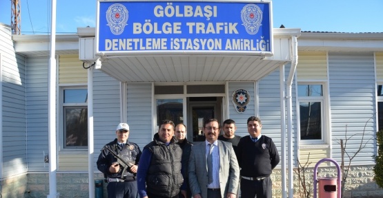 Müdür Yardımcısı Patat bölge trafik amirliğini ziyaret