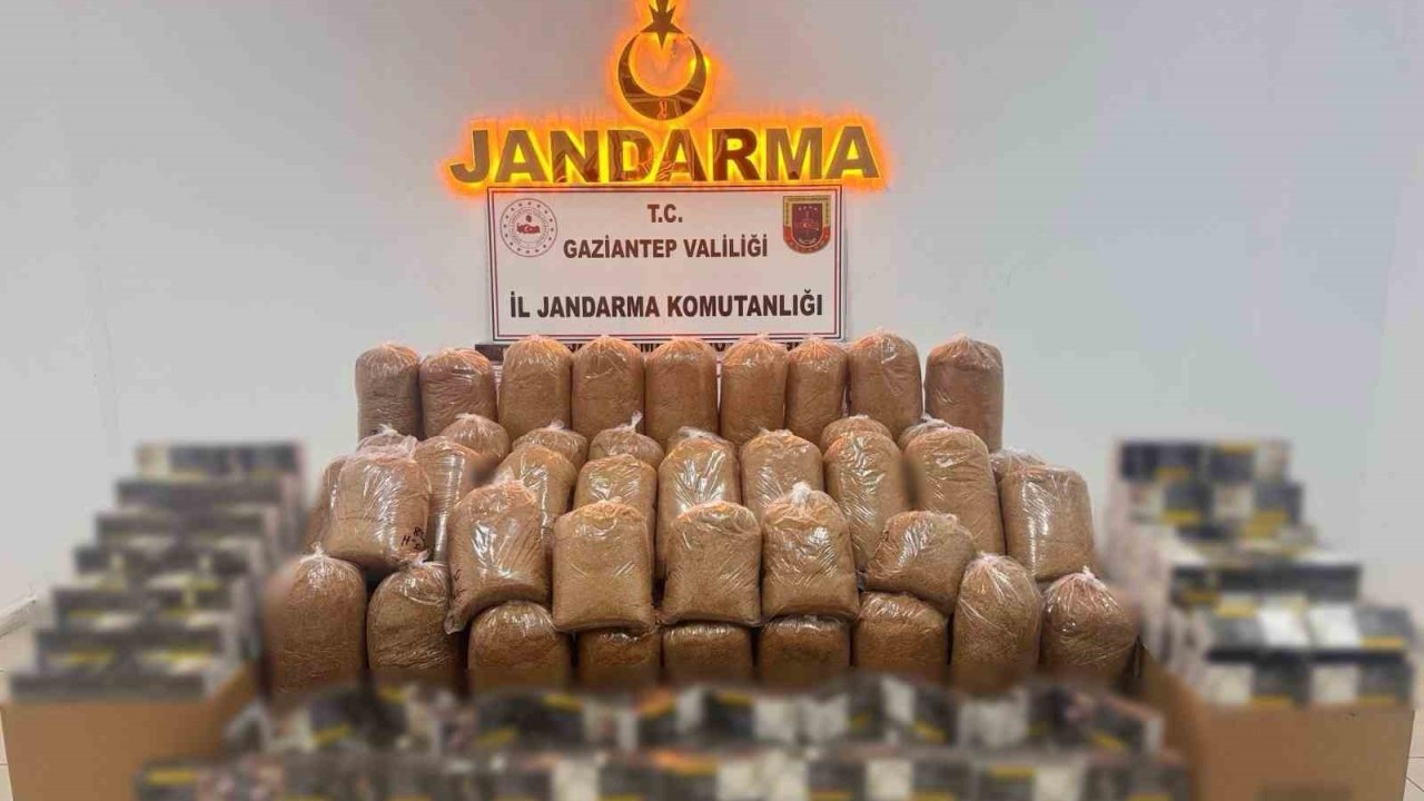 Gaziantep’te Kaçak Tütün Operasyonu: 2 Gözaltı