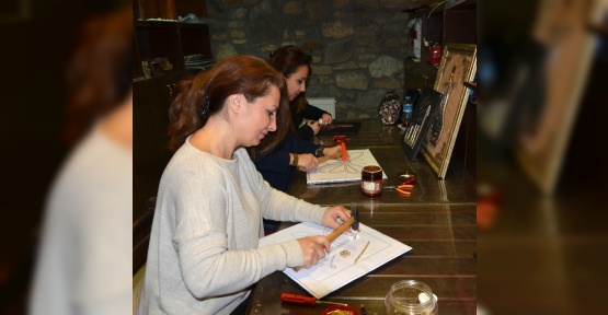 Osmangazi’de filografi kursuna yoğun ilgi