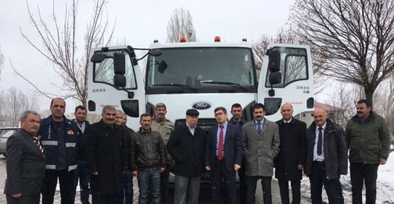 Varto Belediyesine araç takviyesi