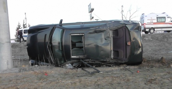 Konya’da trafik kazası:1 yaralı