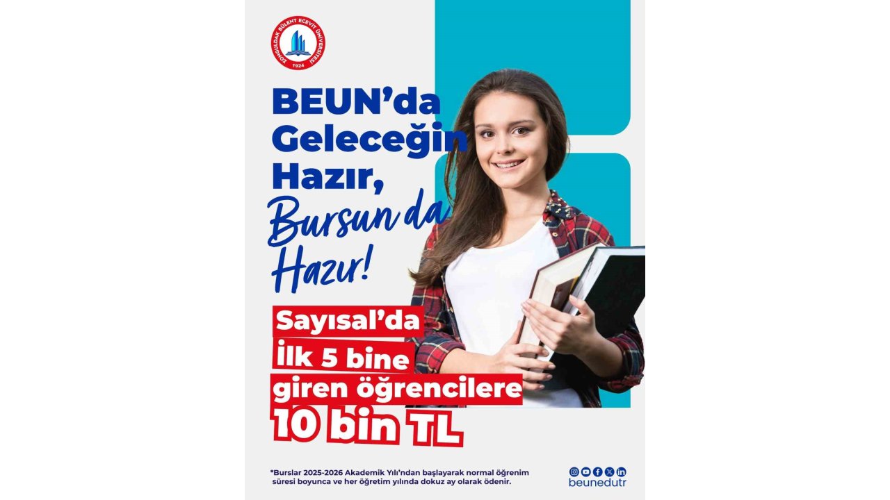 Beun’da Başarı Bursuyla Öğrencilere Büyük Destek