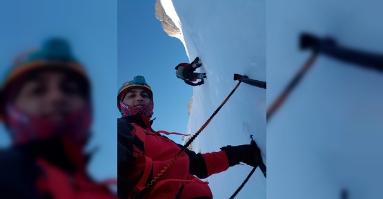 Kızlarsivrisi’nin kuzey yüzü 2. kez aşıldı