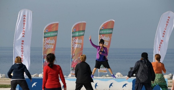 Açık havada spor keyfi başladı