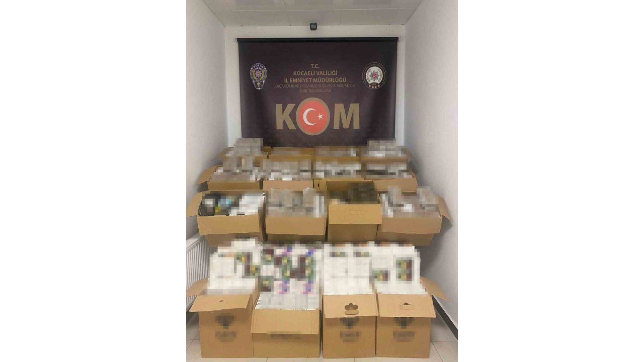 Kocaeli’de Kaçak Tütün Operasyonu: 4 Şüpheli Yakalandı