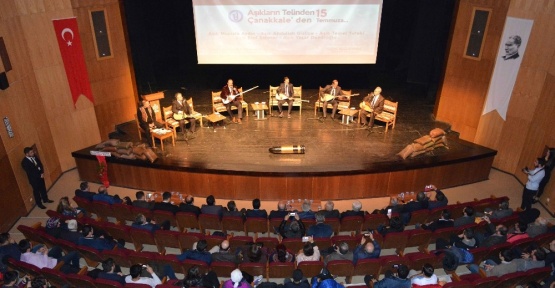 Aşıklar sazlarıyla Çanakkale ve 15 Temmuz’u anlattı