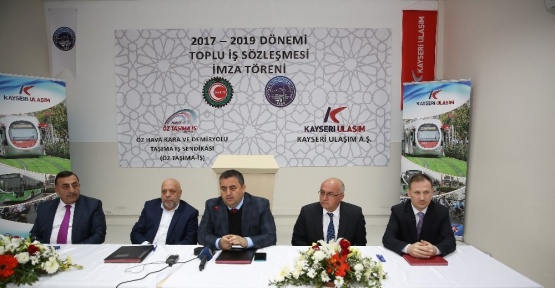 Ulaşım A.Ş.’de toplu sözleşme sevinci