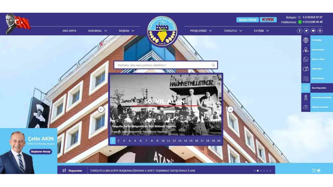 Turgutlu Belediyesinden Bir Yenilik Daha