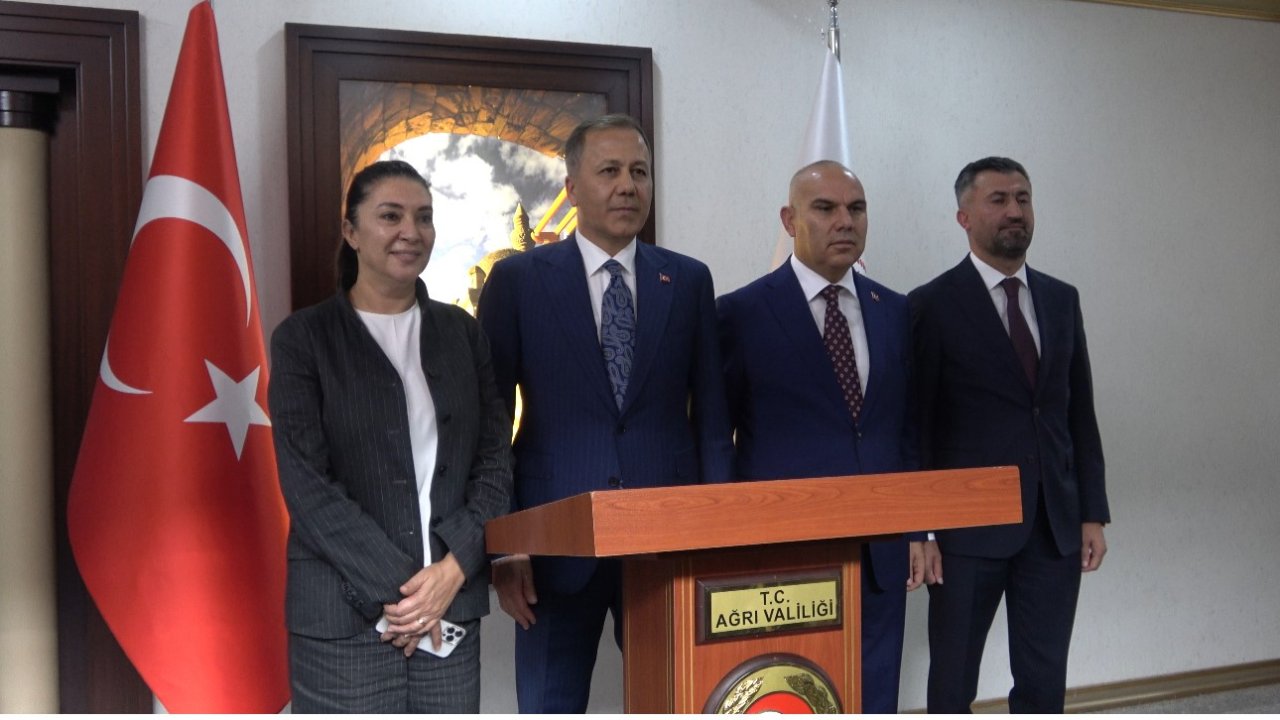 İçişleri Bakanı Yerlikaya Ağrı’da Temaslarda Bulundu