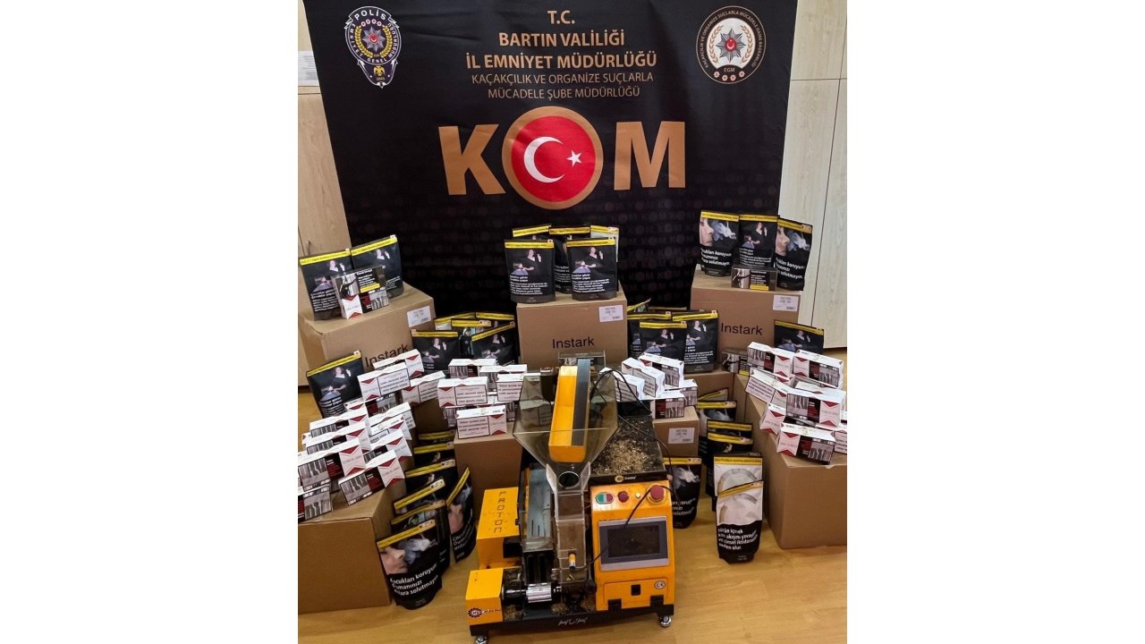 Bartın’da Tütün Ve Makaron Operasyonu