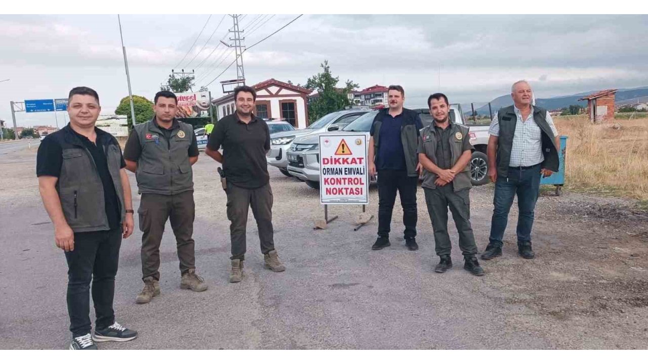 Orman Ekiplerinden Yollarda Denetim