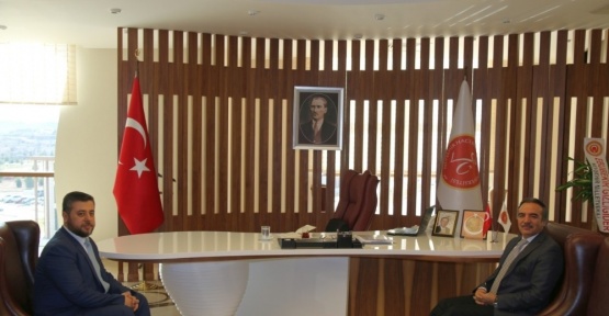 İl Genel Meclis Başkanı Özgün, Rektör Bağlı’yı ziyaret etti