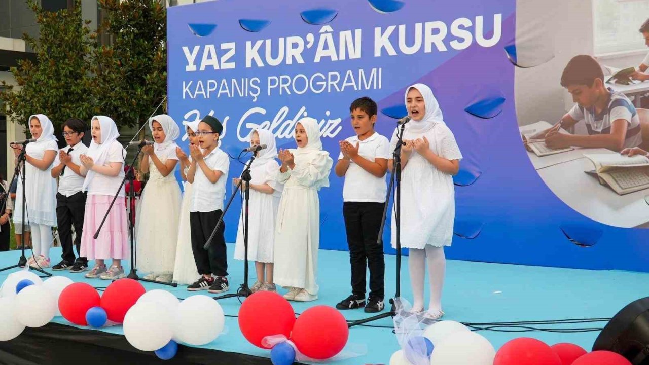 Ümraniye’de Yaz Kur’an Kursu Kapanış Programı Gerçekleştirildi