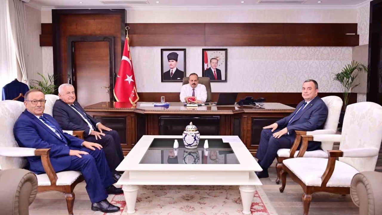 Borsa Heyetinden Vali Canbolat’a Kuru İncir Alım Töreni Daveti