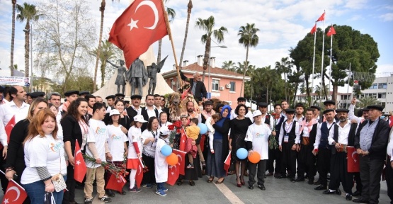 Down sendromlu çocuklardan farkındalık etkinliği