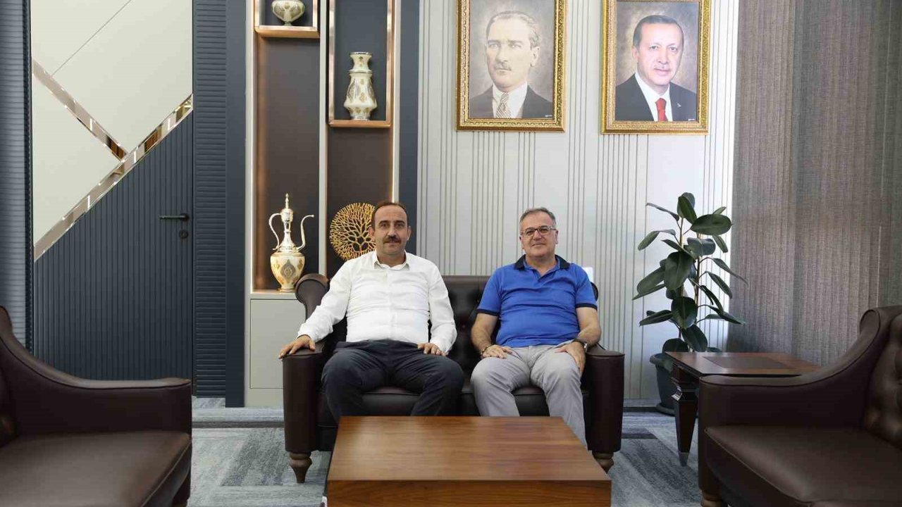 Başkan Özdoğan; İncesu Belediye Başkanı Mustafa İlmek’i Makamında Ağırladı