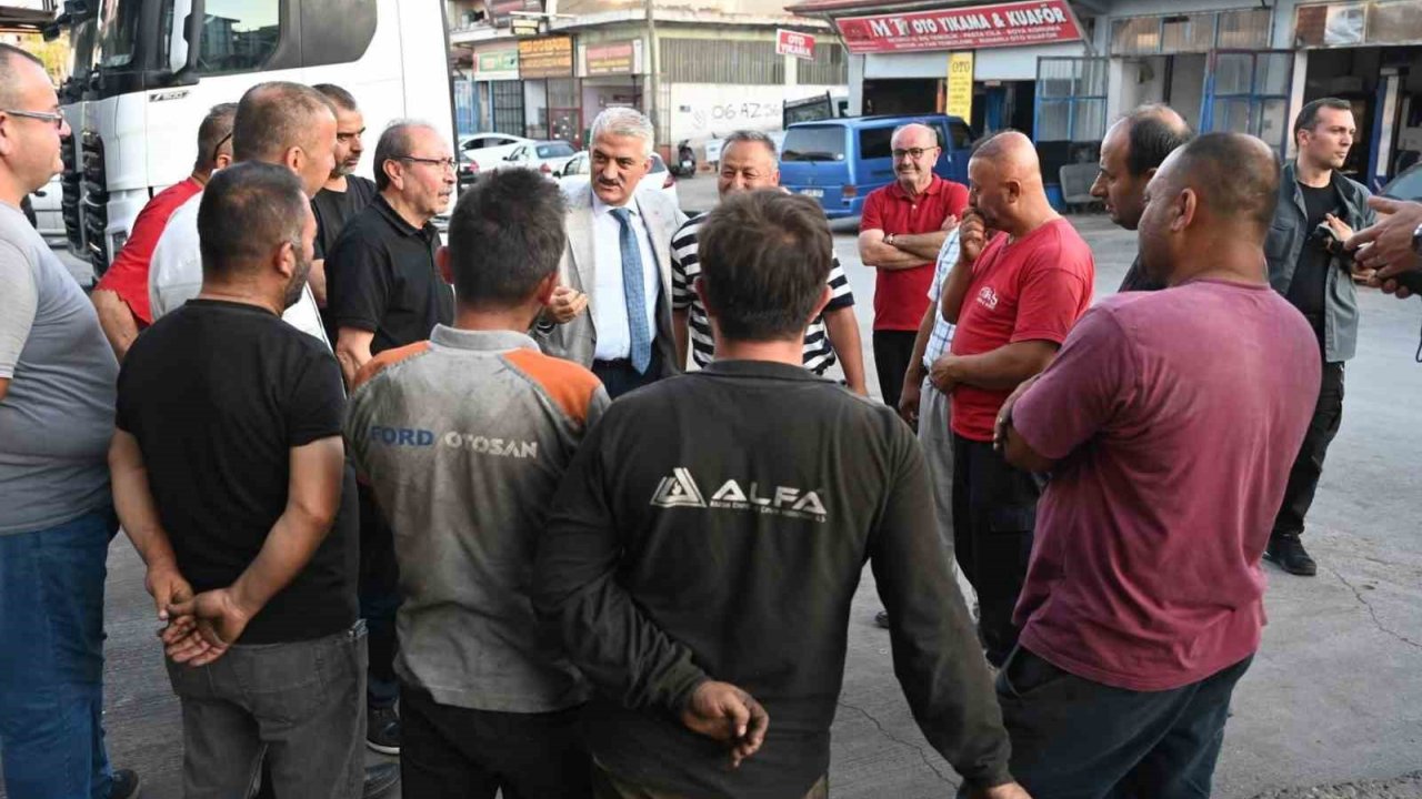 Kırıkkale Valisi Makas, Sanayi Esnafıyla Bir Araya Geldi