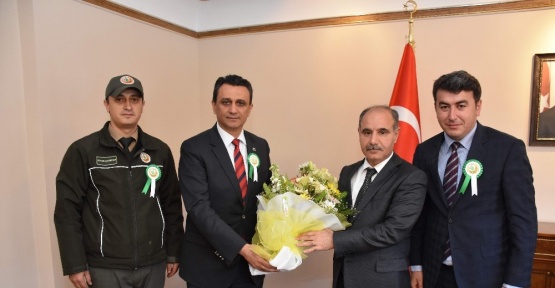 Ormancılardan Vali Aktaş’a ziyaret