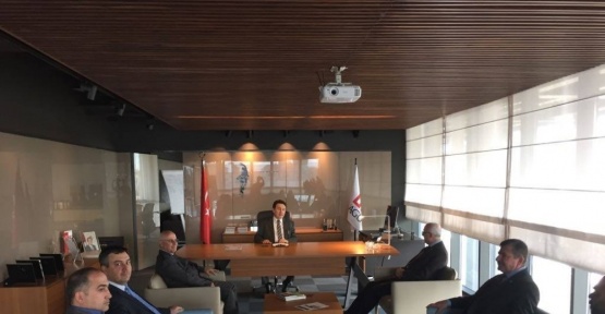 KTO heyetinden AGÜ Rektörü Sabuncuoğlu’na ziyaret