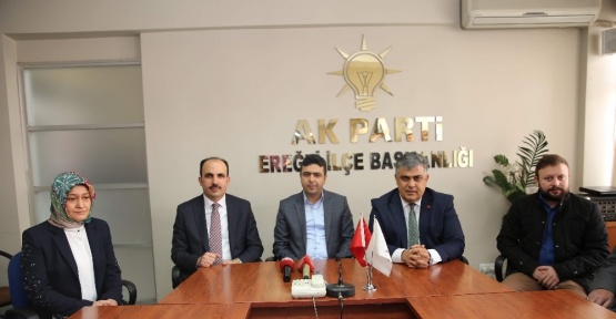 Başkan Altay Ereğli’de referandum için destek istedi