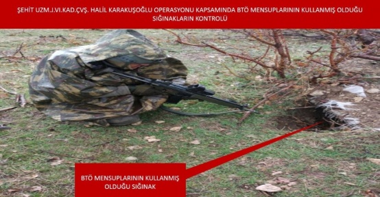 Şırnak’ta 2 sığınak bulundu