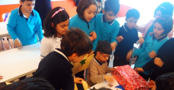 Öğrenciler Down Sendromlu Ulaş’ı unutmadı