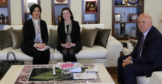 ABD Büyükelçiliği İç Politika Sorumlusu Morency’den Başkan Sekmen’e ziyaret