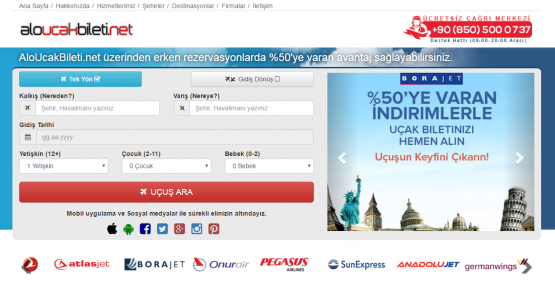 Thy İletişim ve diğer hava yolları çağrı merkezleri