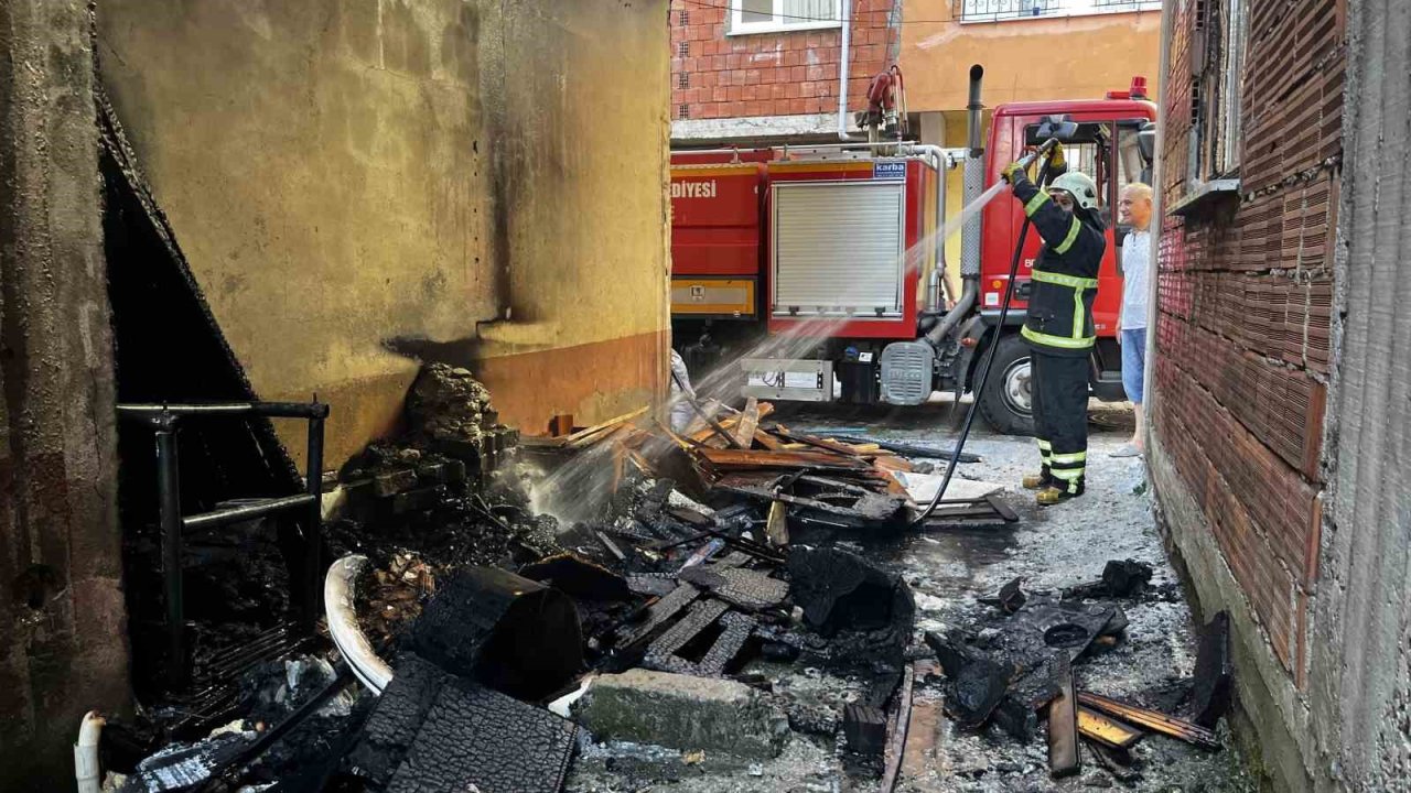 Ordu’da Yakılan Çöpler Yangına Neden Oldu