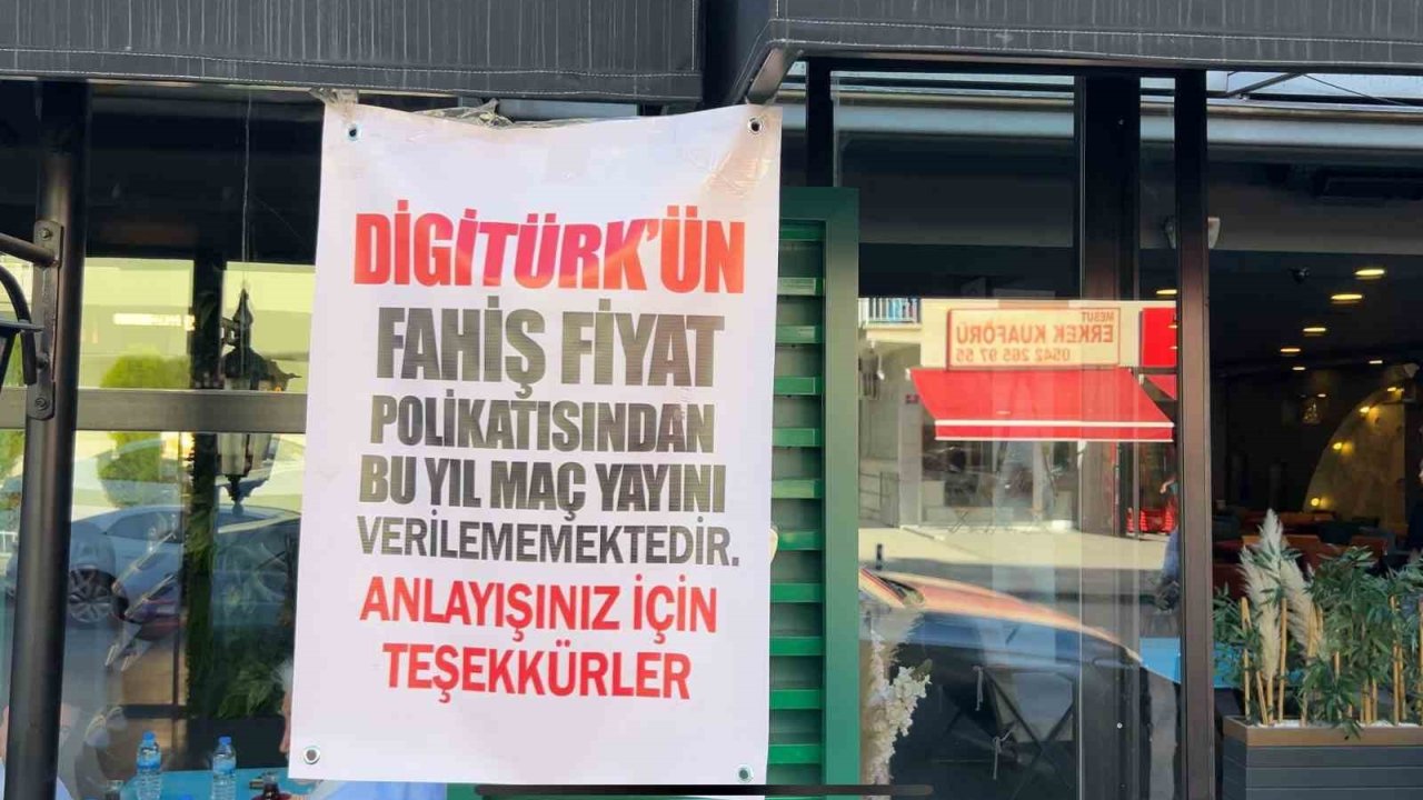 Ankara’daki Kıraathane Ve Restoranlar Digitürk Üyelik Fiyatlarını Protesto Etti
