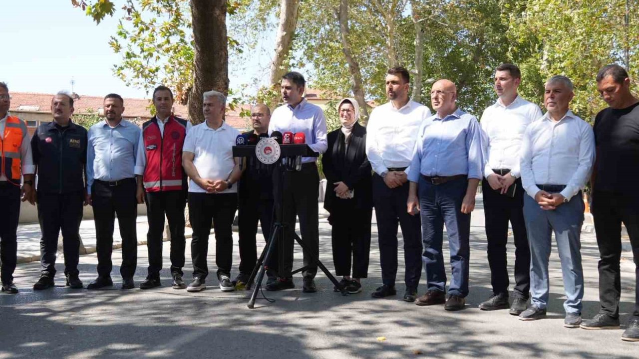 Bakan Kurum’dan Sındırgı Depremi Sonrası Önemli Açıklamalar
