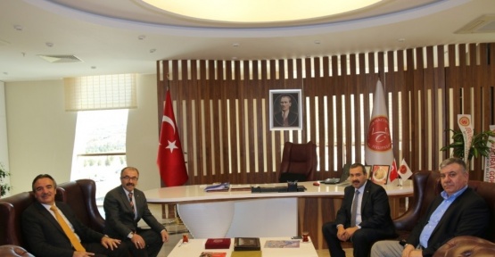 NTSO Meclis Başkanı İnce ve yönetim kurulundan Rektör Bağlı’ya ziyaret