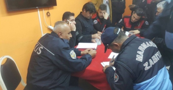 Zabıtadan kumar baskını