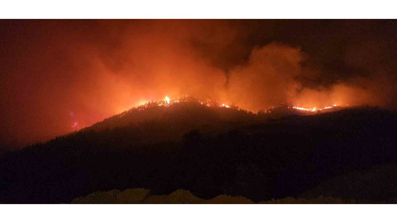 Hassa’da Çıkan Yangında İki Mahallede Toplam 540 Kişi Tahliye Edildi