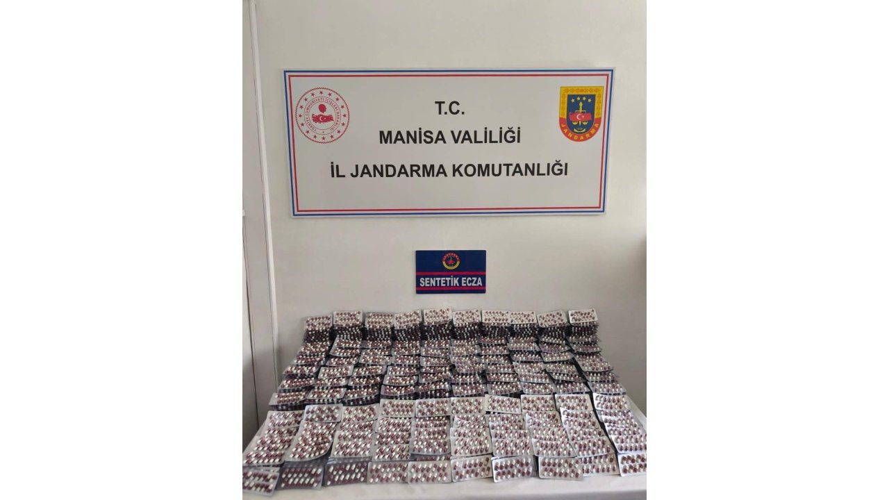 Manisa’da 19 Bin 376 Sentetik Hap Ele Geçirildi
