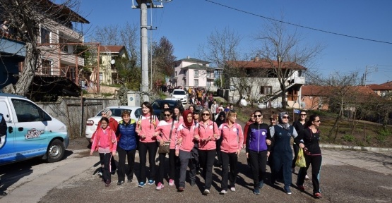Kartepe Kadınlar Kulübü ’Dünya Su Günü’ için yürüdü