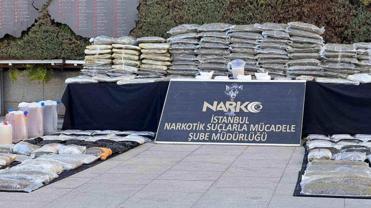 İstanbul’da Dev Uyuşturucu Operasyonu: 512 Kilo 786 Gram Uyuşturucu Ele Geçirildi