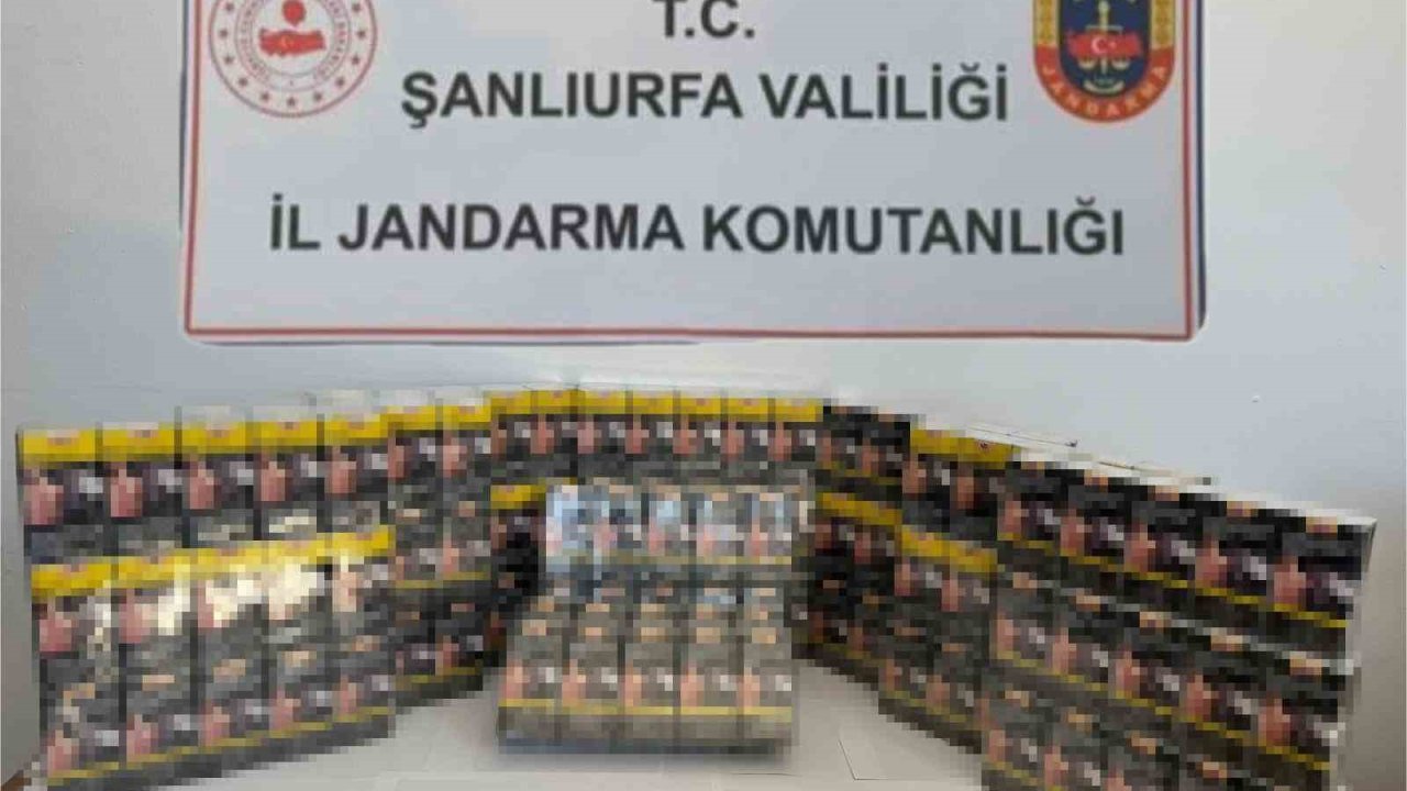 Şanlıurfa’da 2 Bin Paket Kaçak Sigara Ele Geçirildi