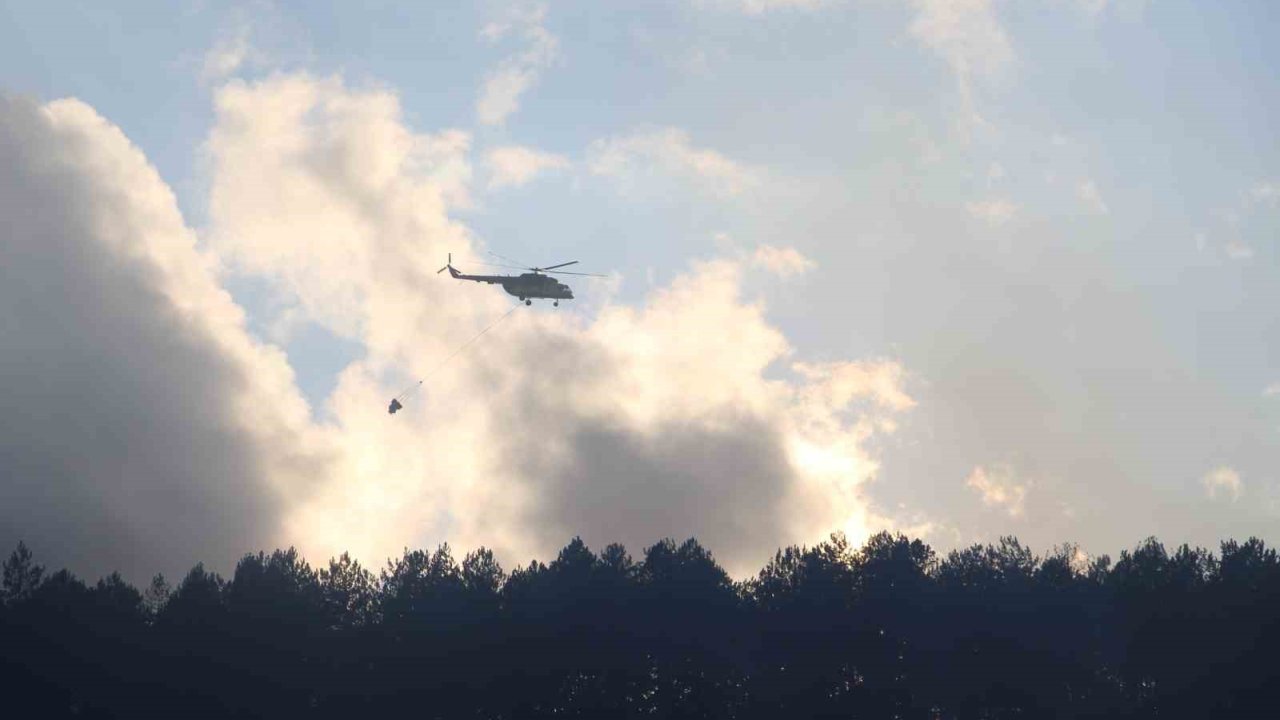 Bolu’daki Yangın Kısmi Olarak Kontrol Altına Alındı