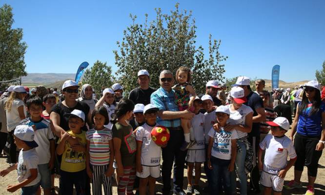 Yaz Spor Okulları Birinci Dönem Kapanış Töreni ile birleştirildi