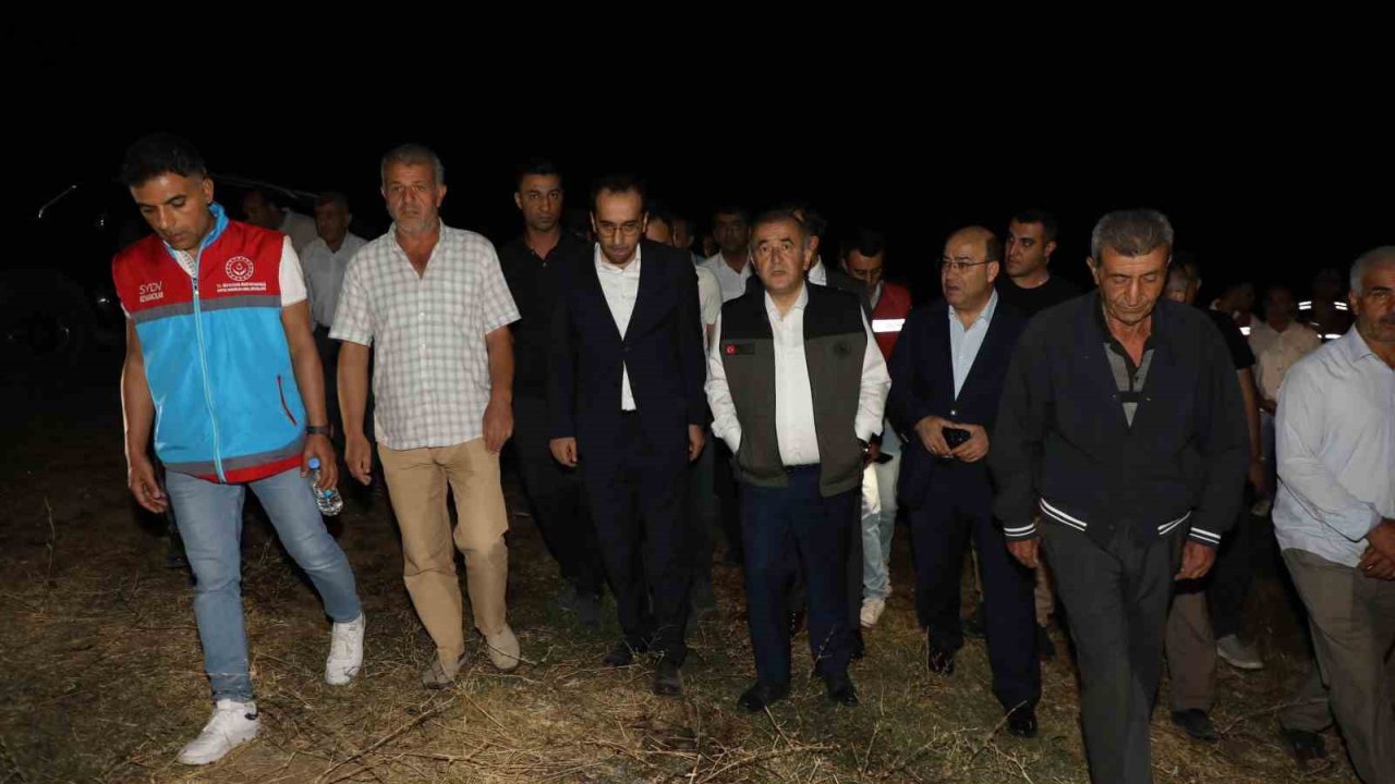 Elazığ’da Köyde Çıkan Yangın Söndürüldü
