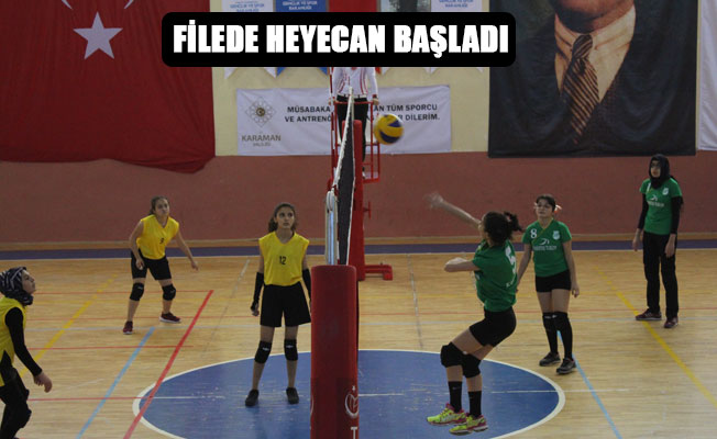 FİLEDE HEYECAN BAŞLADI