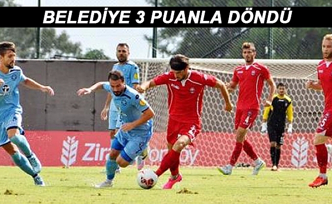 BELEDİYE 3 PUANLA DÖNDÜ