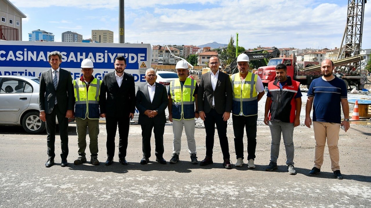 Başkan Büyükkılıç İle Başkan Okandan’dan, Sahabiye Projesi 2. Etap Çalışmalarına İnceleme