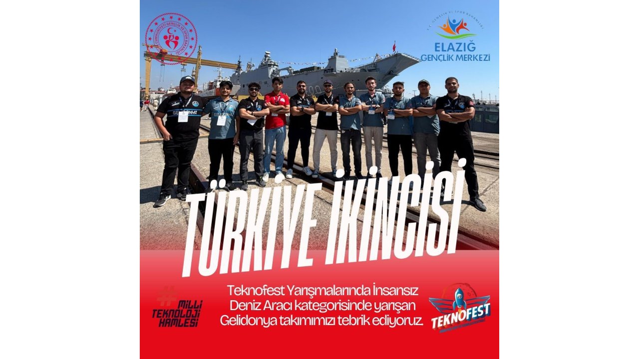 Teknofest’te Elazığ’a 2’ncilik