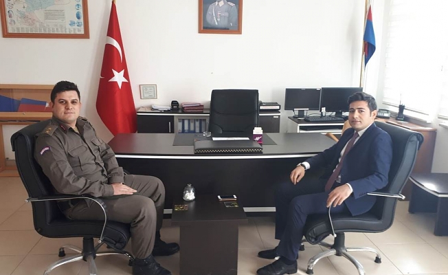 Kaymakamımız İlçe Emniyet Müdürlüğü ve İlçe Jandarma Komutanlığında incelemelerde bulundu.
