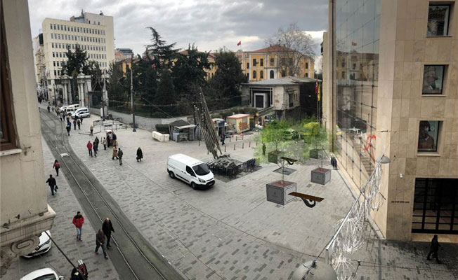 İSTİKLAL CADDESİ’NDE PEYZAJ ÇALIŞMALARI BAŞLIYOR