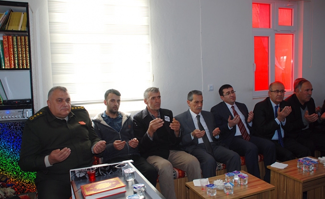 AFRİN ŞEHİDİ UZMAN ÇAVUŞ ENES SARIASLAN İÇİN MEVLİT OKUTULDU