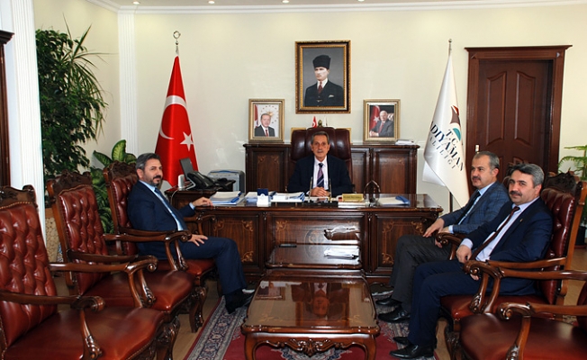TBMM BAŞKANVEKİLİ AHMET AYDIN VE AK PARTİ TEŞKİLATI’NDAN VALİ KALKANCI’YA ZİYARET