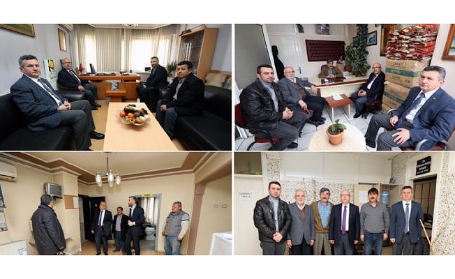 BAŞKAN ÇOBAN´DAN ODA BAŞKANLARINA İADE-İ ZİYARET